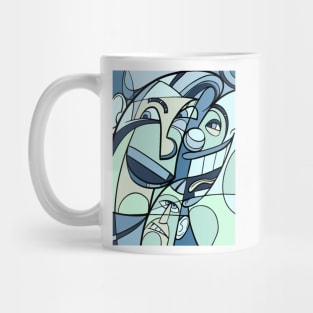 portrait cubism Mug